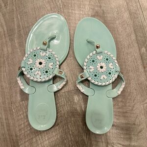 Teal Jack Rodger’s sandals, size:4